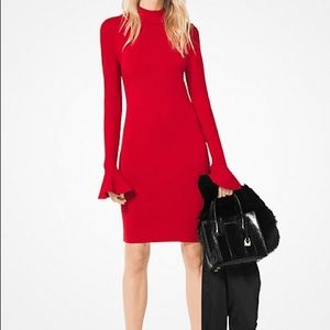 NWT Micheal Kors Bell Sleeve Sheath Dress